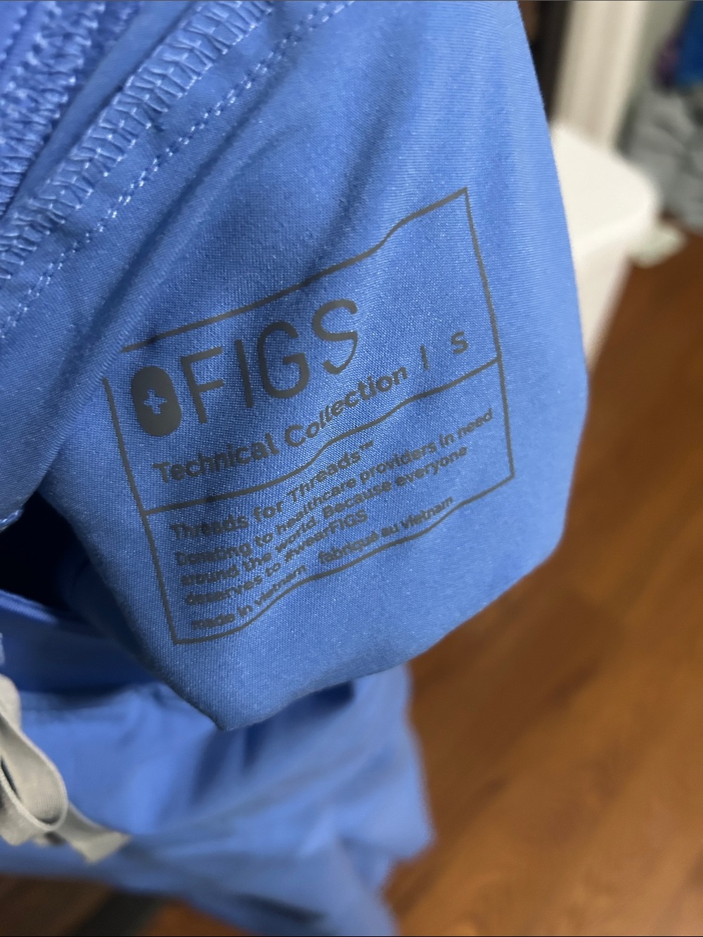 Figs Women’s Ceil Blue Kade Scrubs Pants. Healthcare. Nurse. Vet. NEW WITH TAGS - Picture 2 of 8